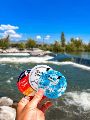 Jesus Shreds Sticker Christian Merch